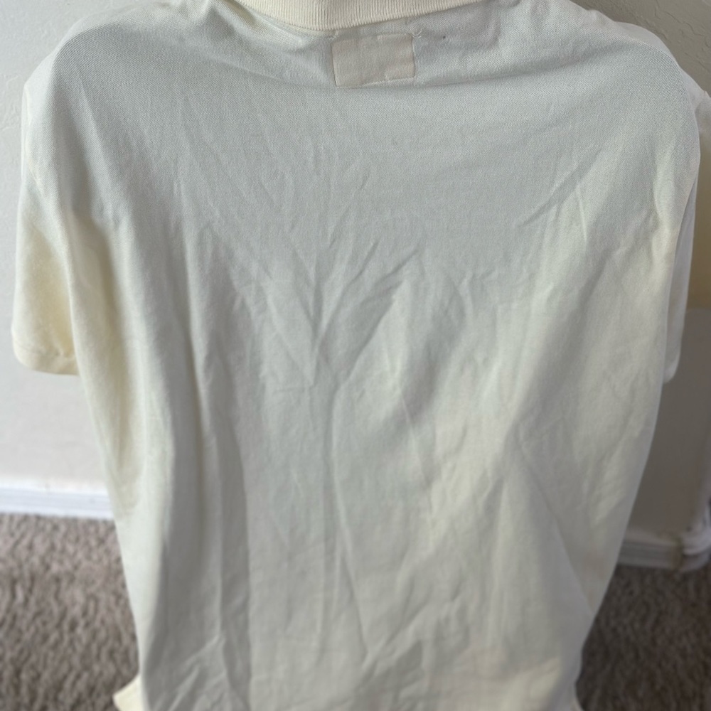 Men’s pre own as is size XL yellow Express polo shirt - Picture 3 of 4